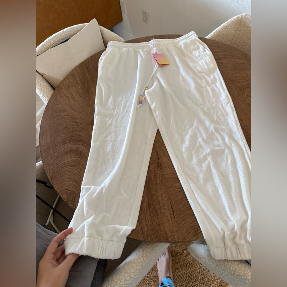 NWT White Beach Pants